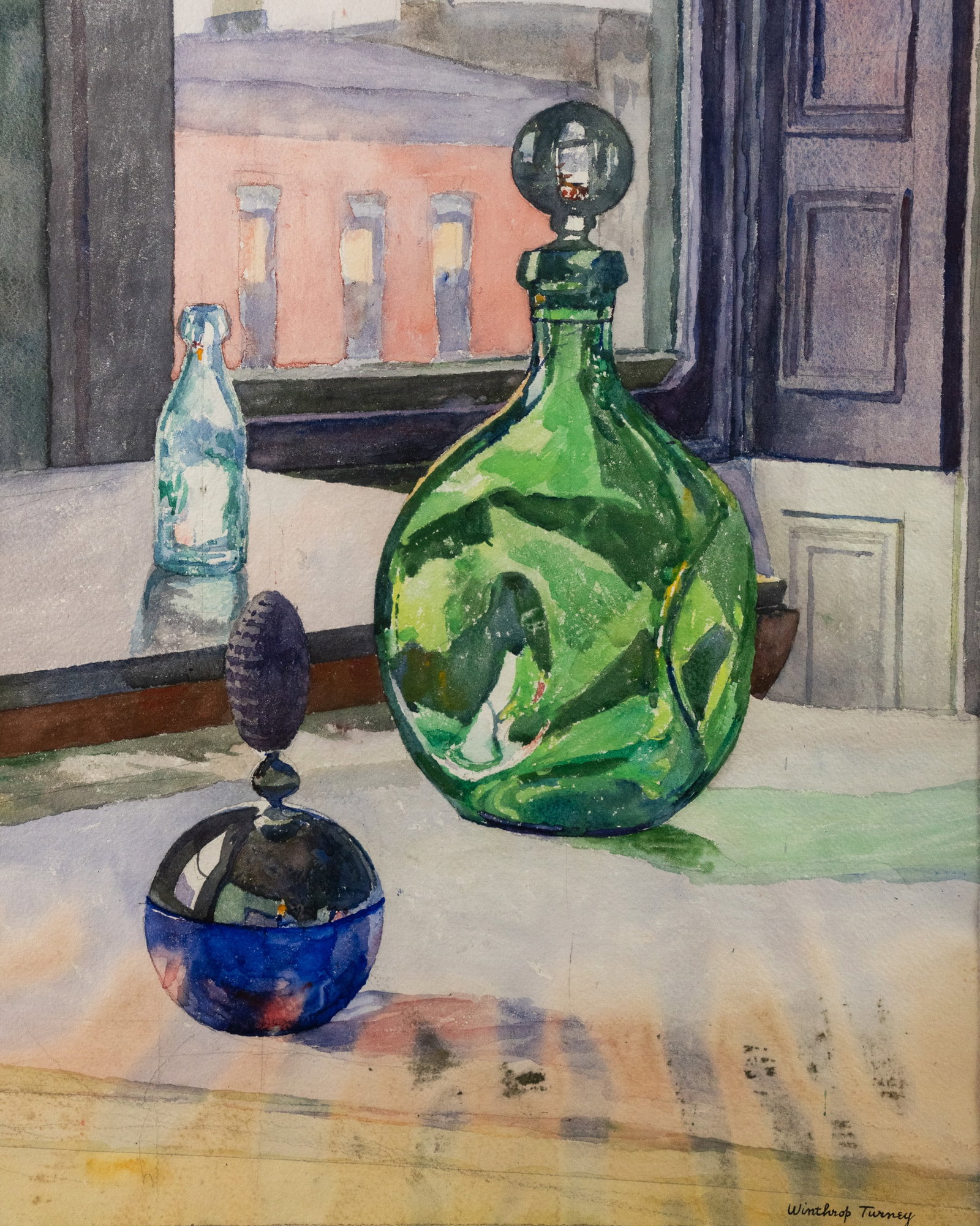Winthrop D. Turney Signed Still Life Mixed Media (1 of 11)