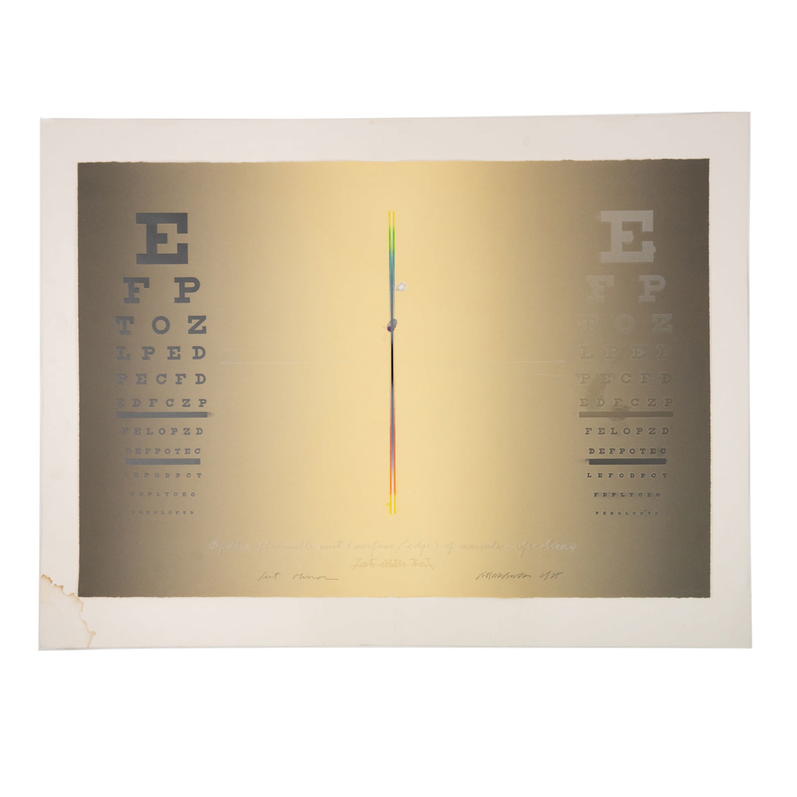 Shusaku Arakawa 'Test Mirror' Lithograph (1 of 11)