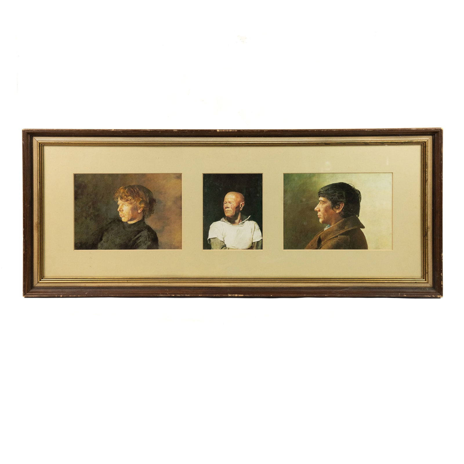 Andrew Wyeth Triptych Lithographs Incl. 'Lynch' (1 of 5)