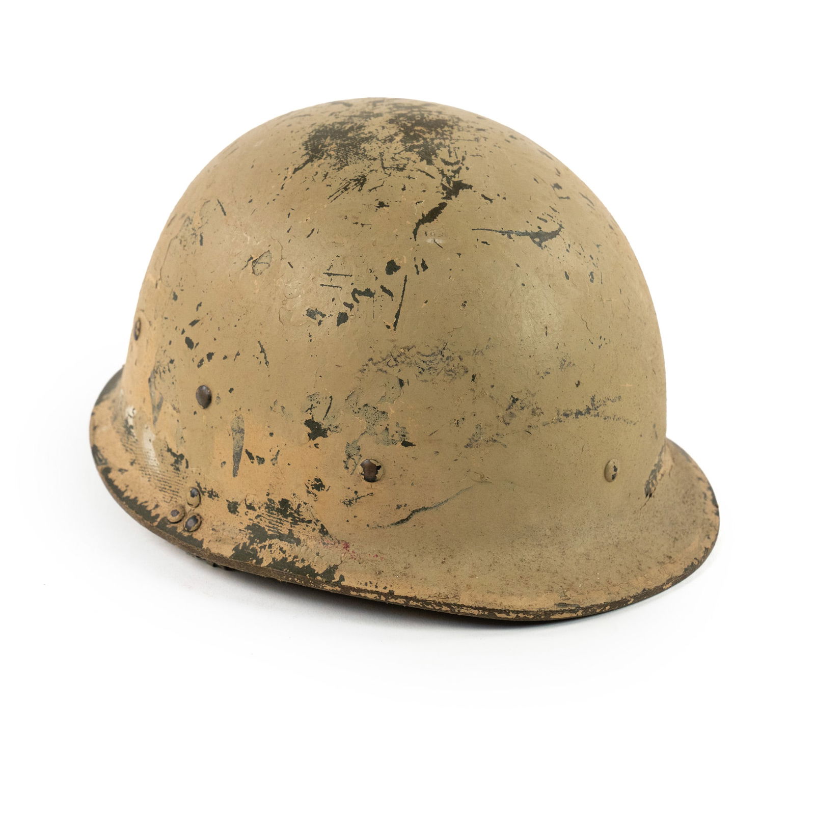 Desert Storm Era Iraqi M80 Tan Helmet (1 of 5)