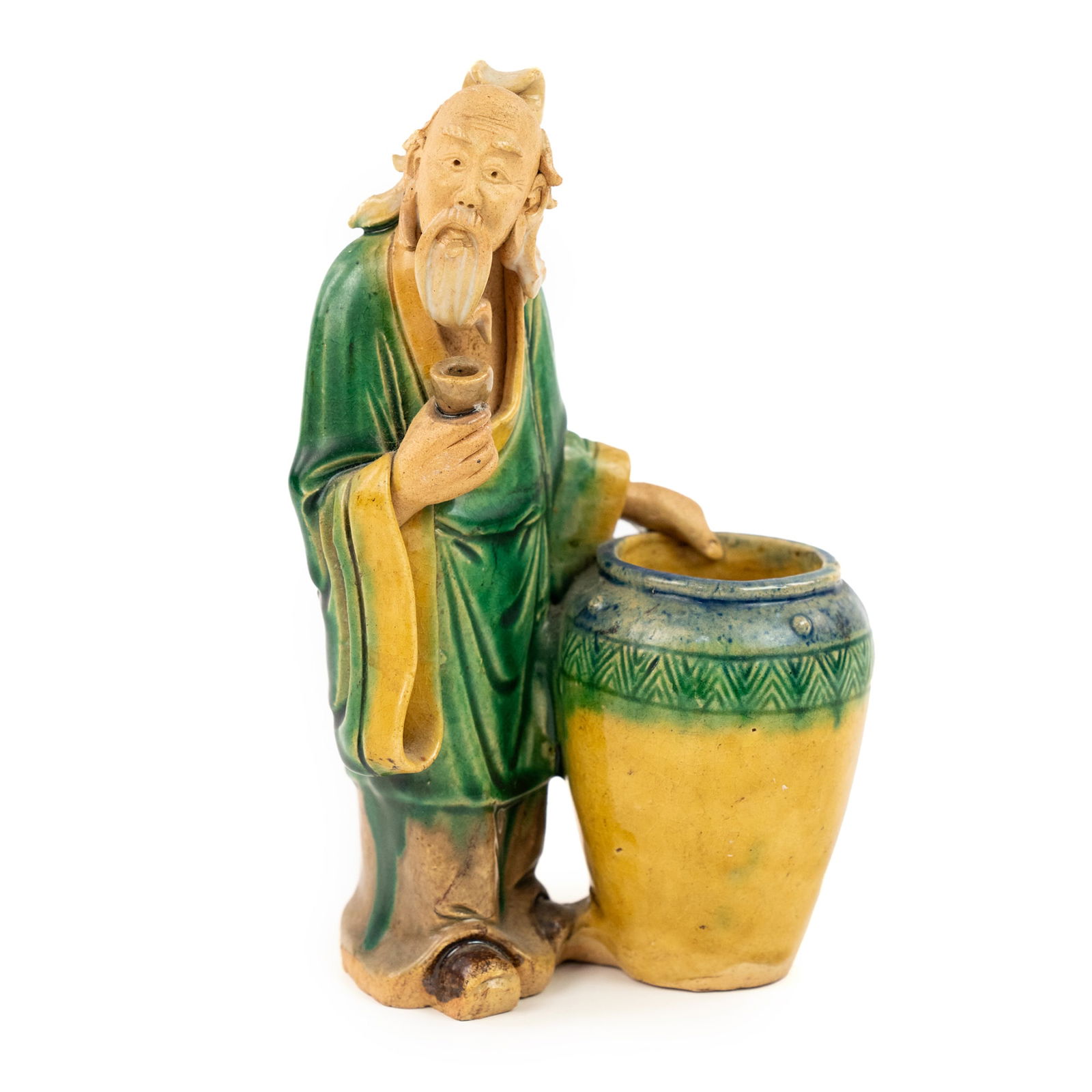 Chinese Shekwan Li Po Mudman Figurine (1 of 6)