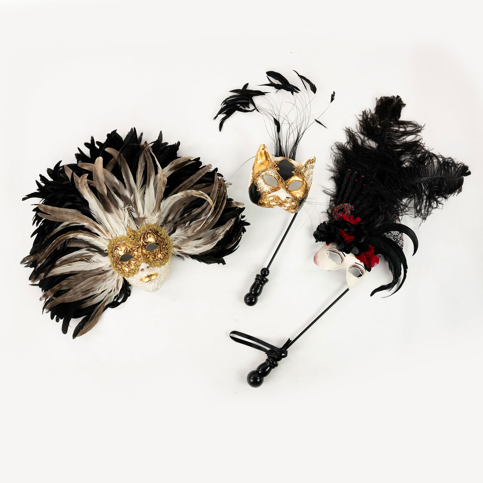 (3) Group of Venetian Carnival Masks inc. N. Kniel (1 of 13)