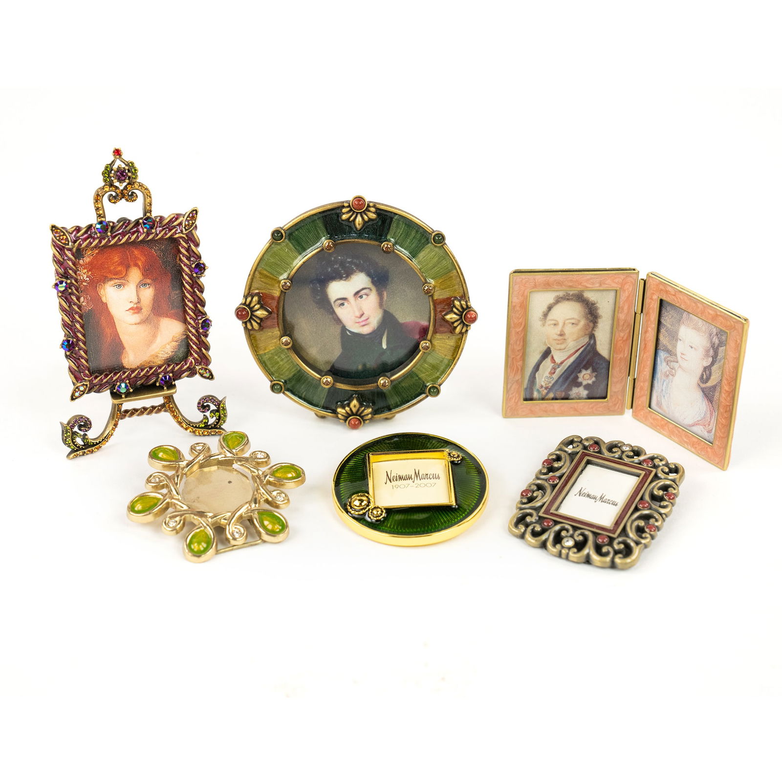 (6) Group of Jay Strongwater Miniature Frames (1 of 5)