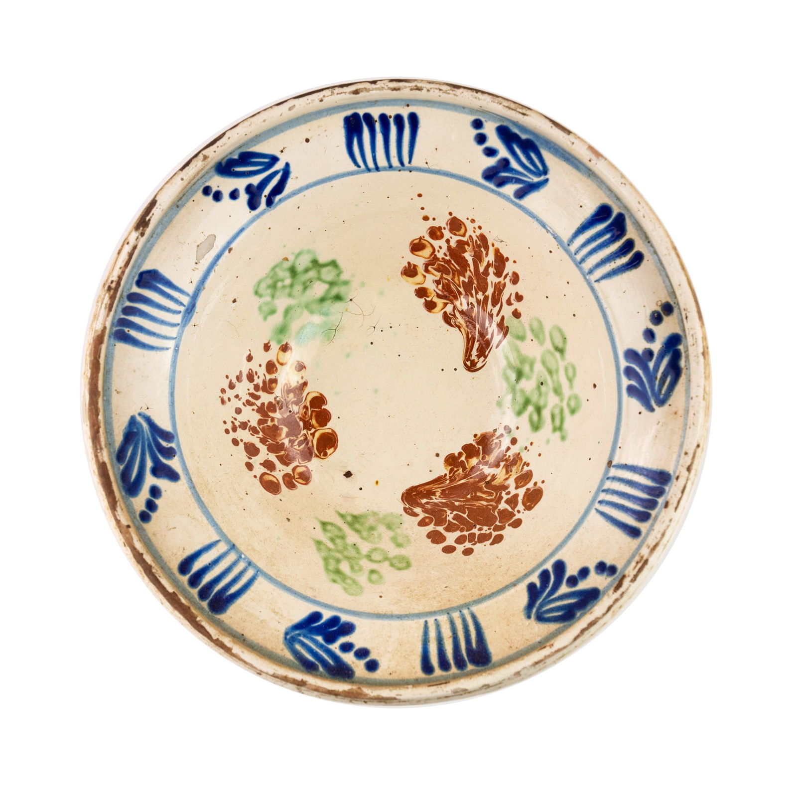 Hand Painted Floral Motif Clay Bowl (1 of 9)
