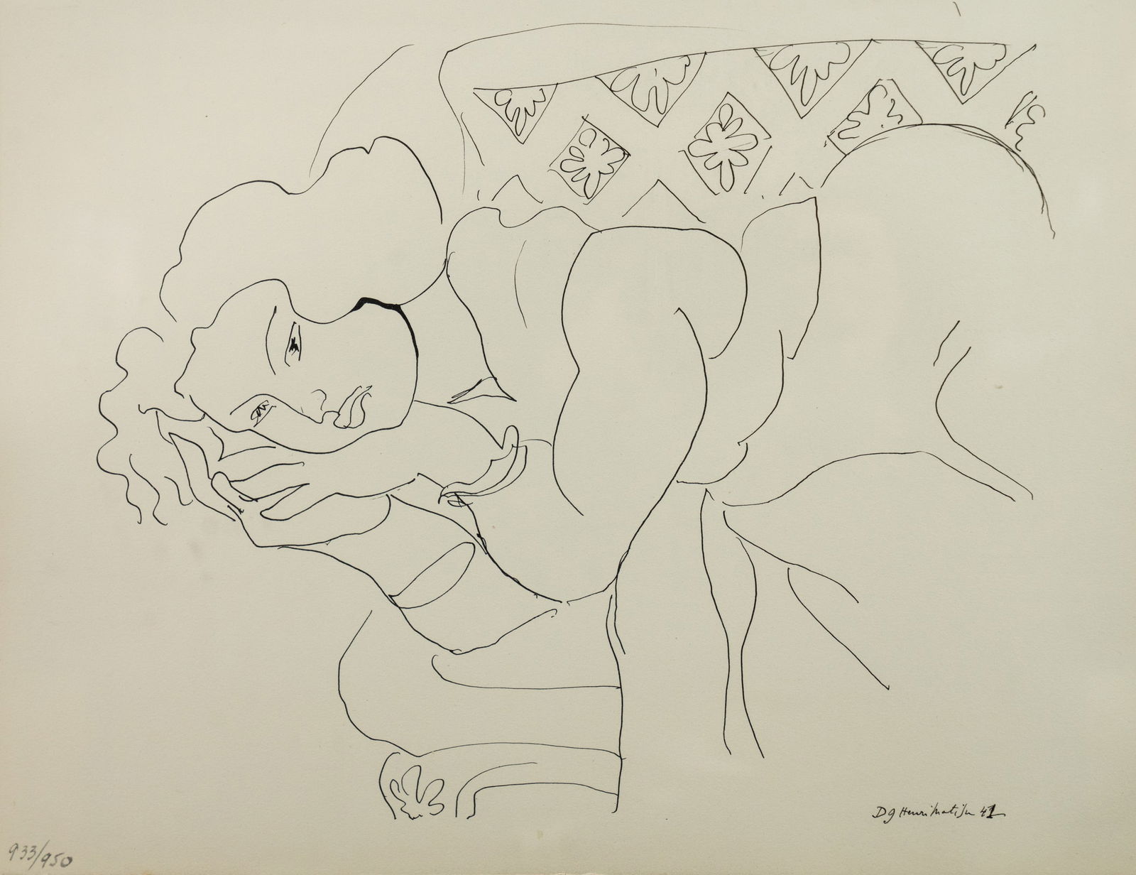 Henri Matisse Themes Variations Lithograph Signed