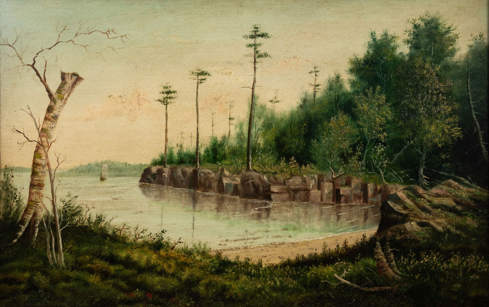 George Bensell Signed Landscaped O/B Painting (1 of 11)