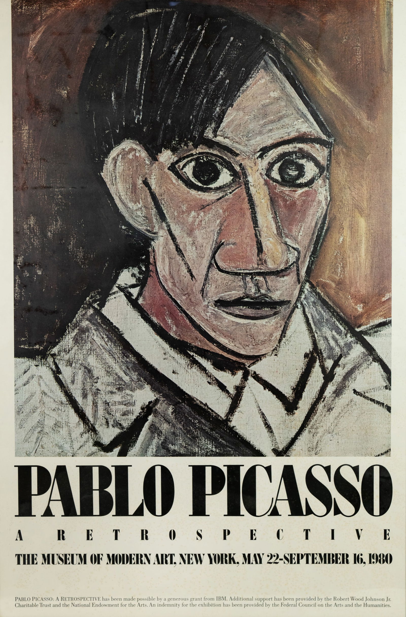 Pablo Picasso Retrospective 1980 MOMA Poster (1 of 8)