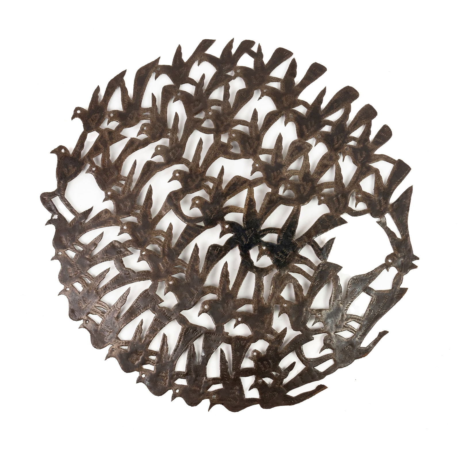 Attr. Liautaud Haitian Cut Metal Dove Folk Art (1 of 6)