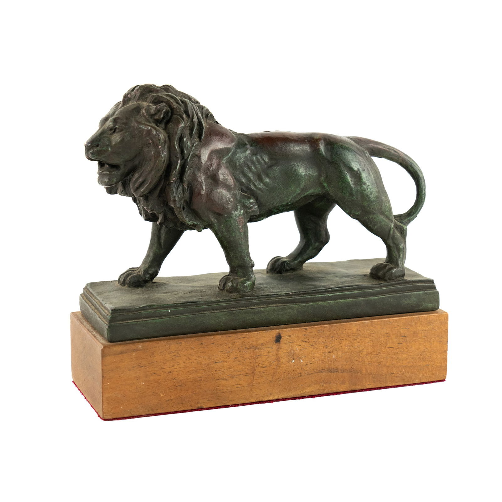 Alva Studios 'Walking Lion' Bookend After Antoine Barye (1 of 7)