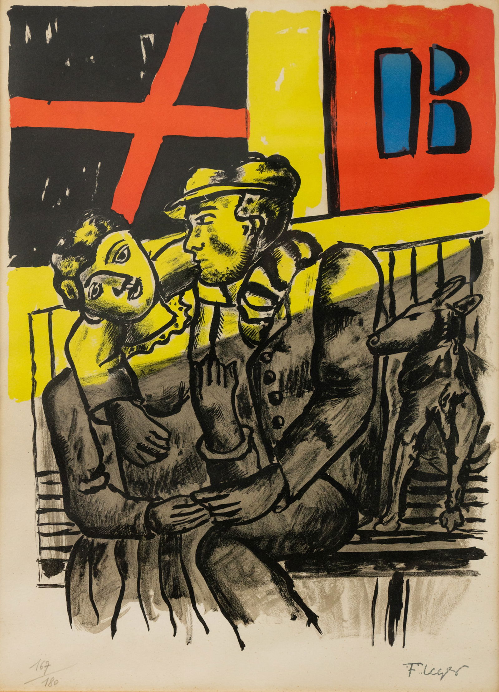Fernand Leger Cubism Chromolithograph (1 of 10)