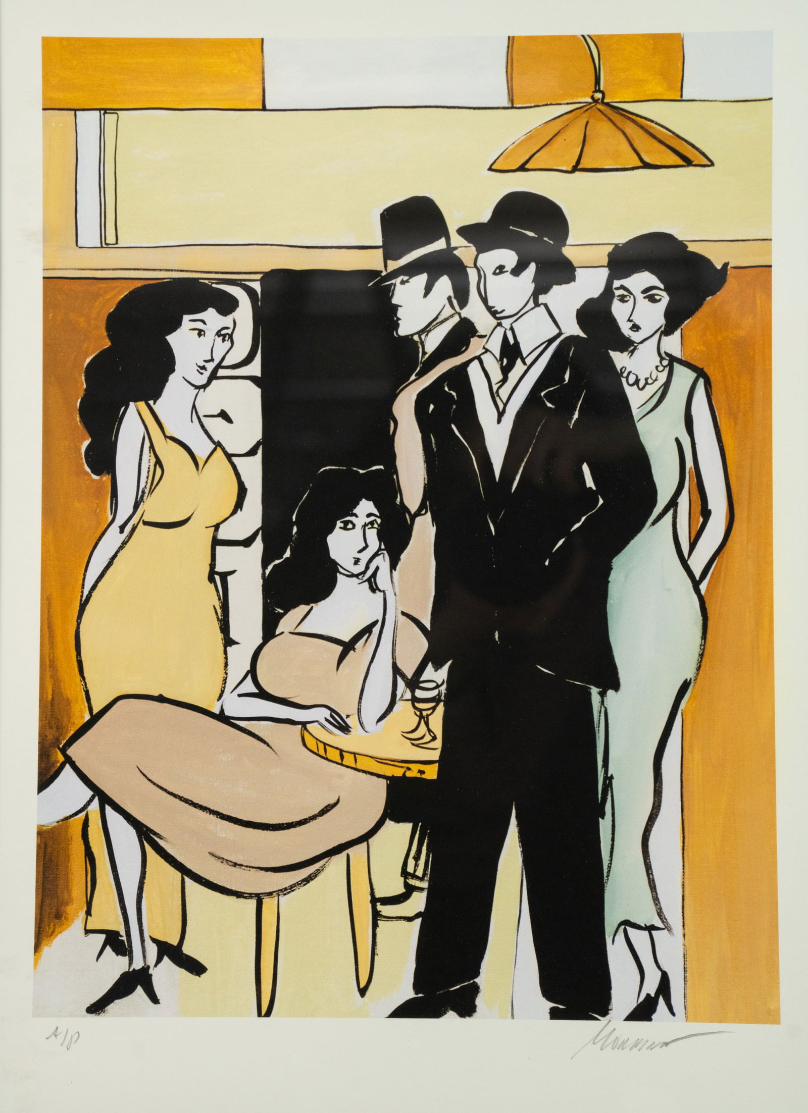 Style of Schneuer 'The Look' Artist's Proof Lithograph (1 of 8)