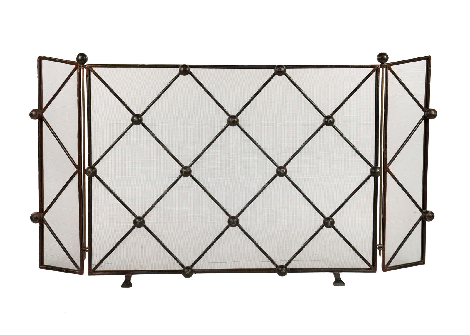 Jan Barboglio 'Cristina Balin' Triple Panel Fire Screen (1 of 8)