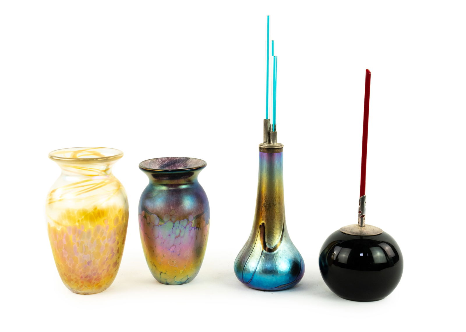 (4) Group of Elaine Hyde Art Glass Smalls (1 of 14)