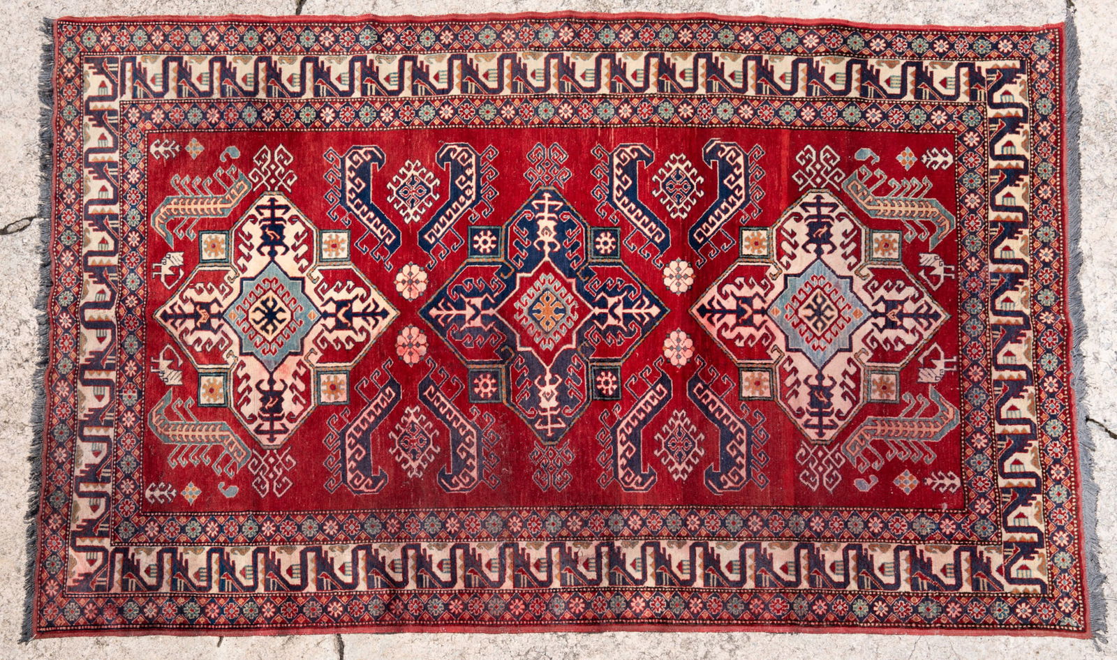 Persian Hand Knotted Wool Karaja Rug (1 of 12)