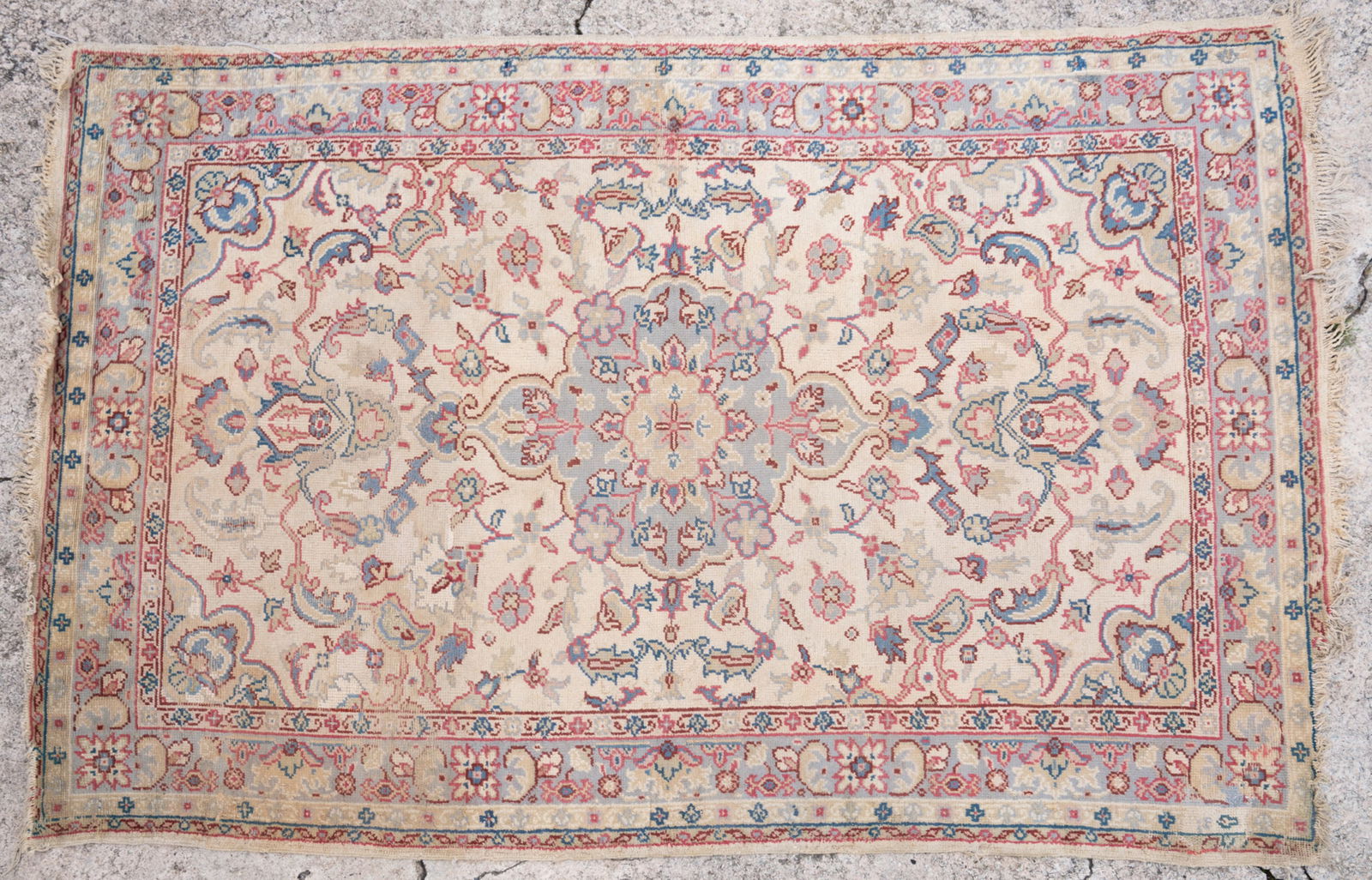 Persian Hand Knotted Wool Oushak Rug (1 of 9)
