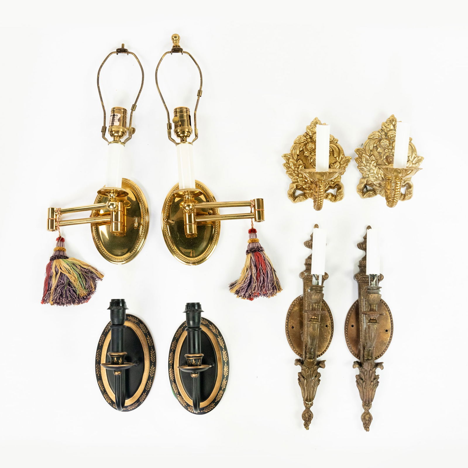 (8) Group of Various Wall Sconces (1 of 9)