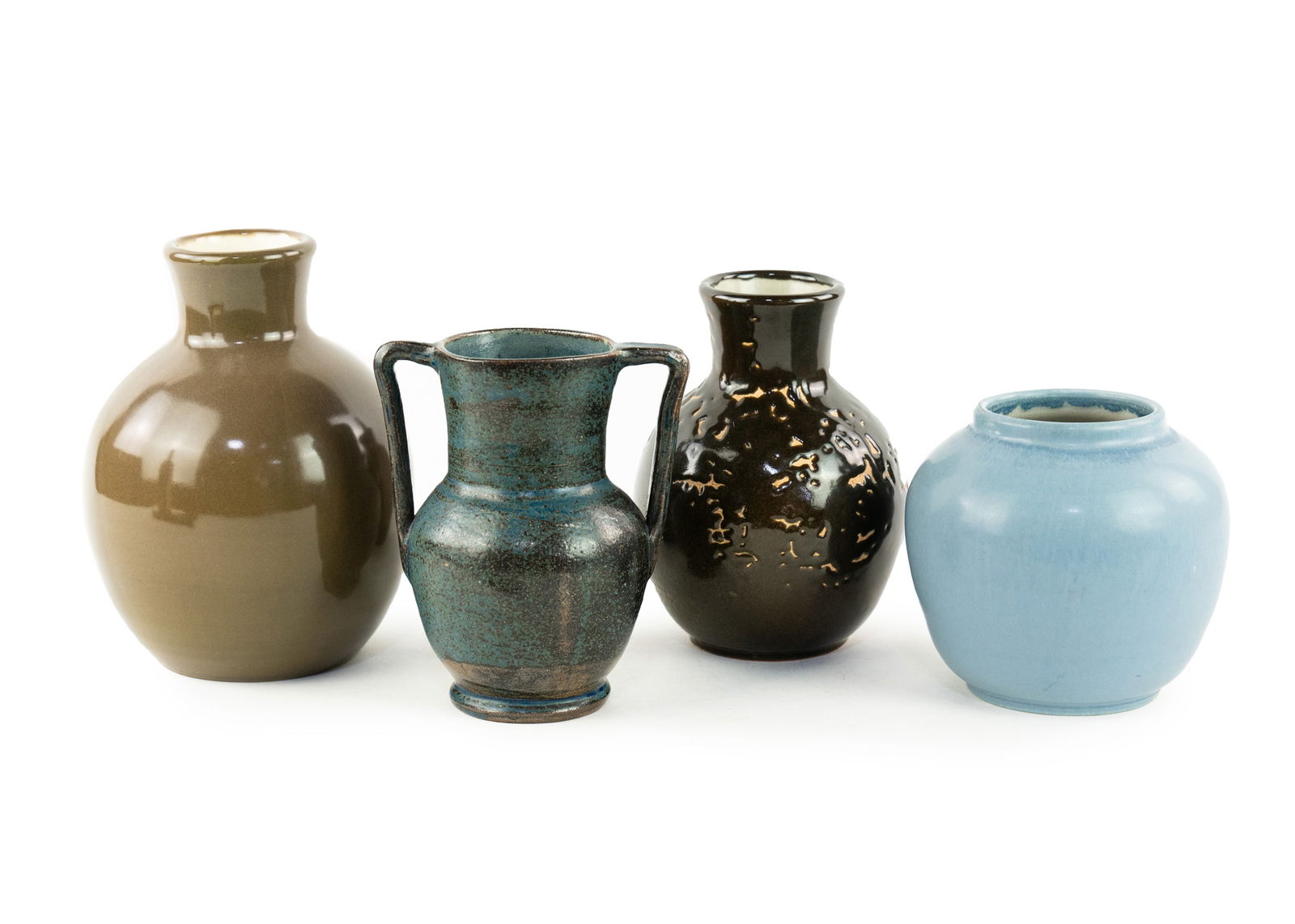 (4) Group of Dorris Xerxes Gordy Salt Glazed Pottery Vases (1 of 14)