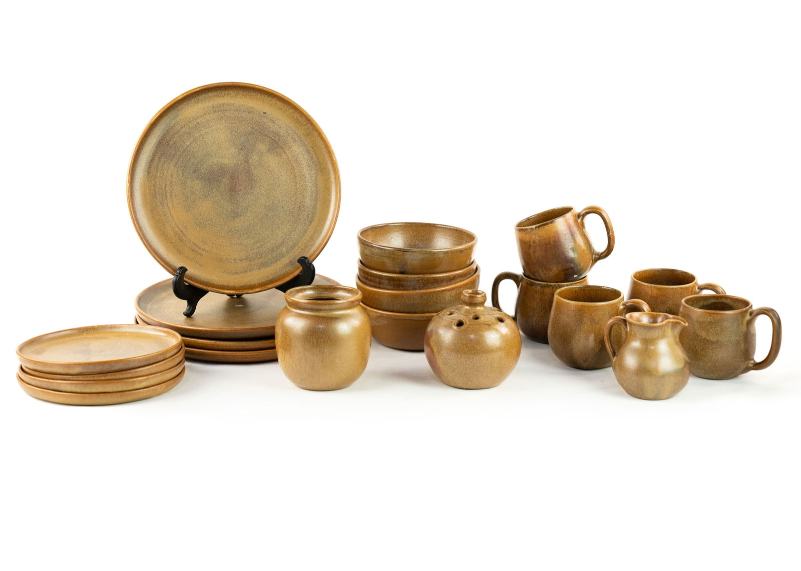 William J Gordy Earthenware Pottery Dish Set (1 of 9)