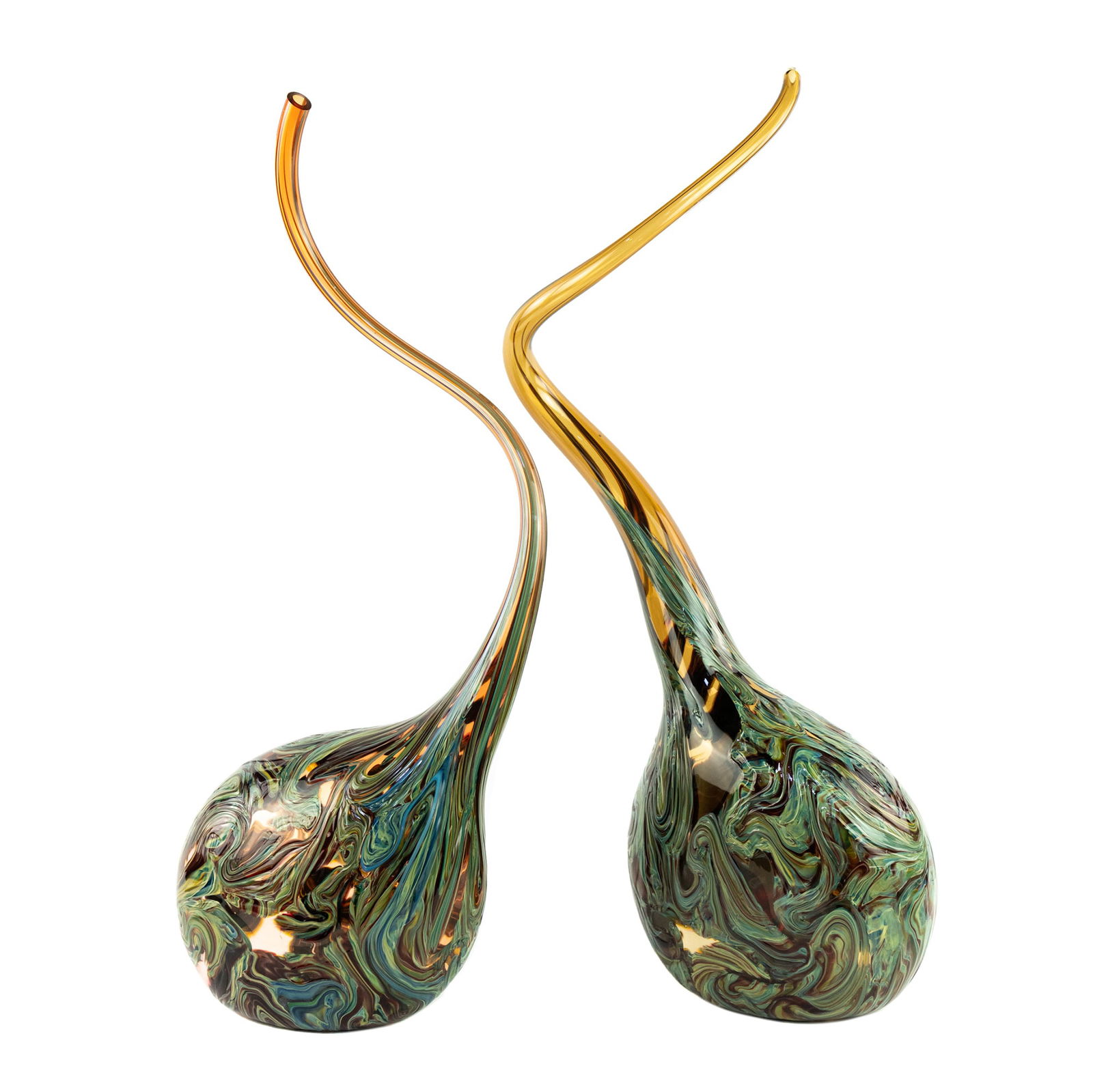 Pair of Victor Chiarizia Art Glass Vases (1 of 15)
