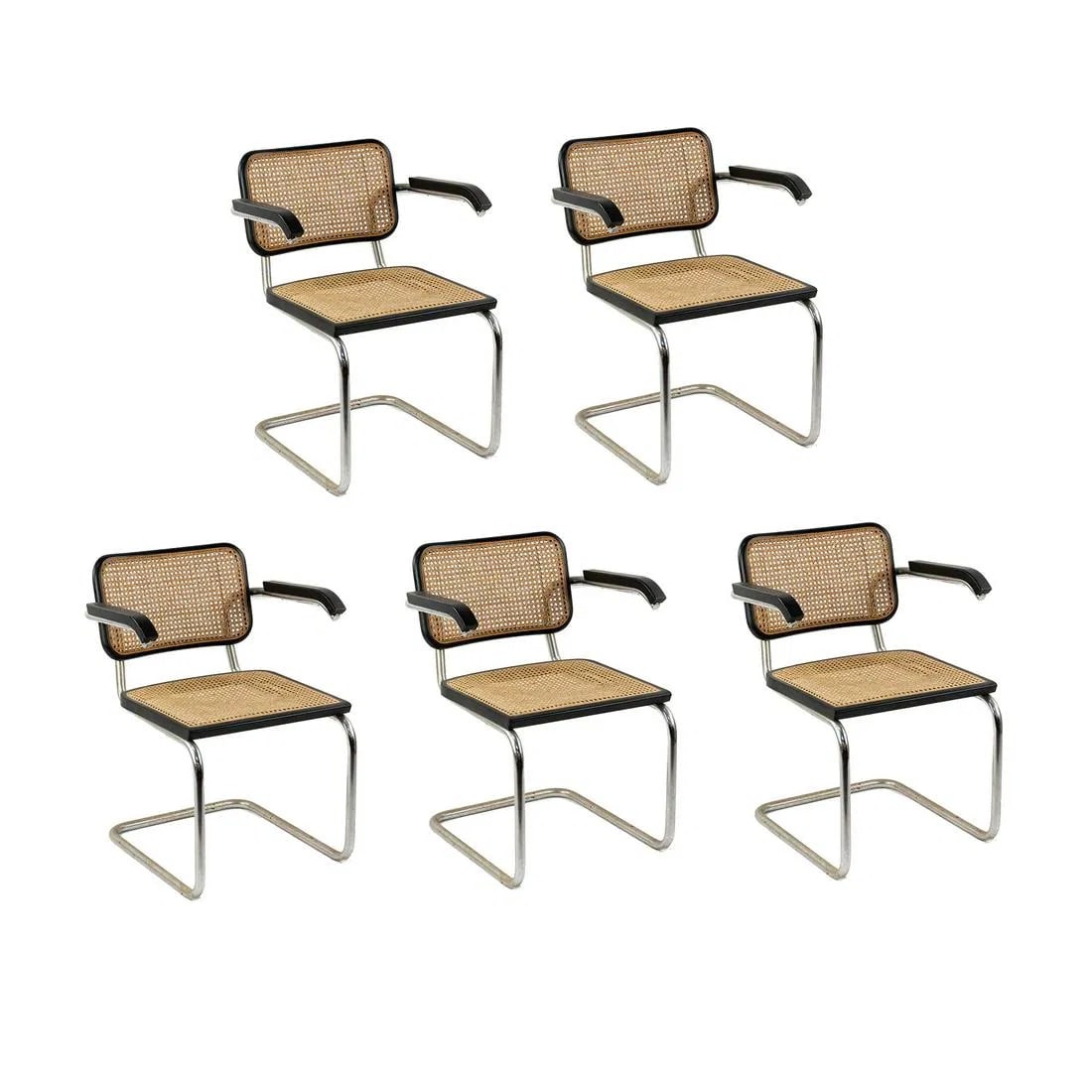(5) Set of Marcel Breuer for Knoll Cesca Armchairs (1 of 18)