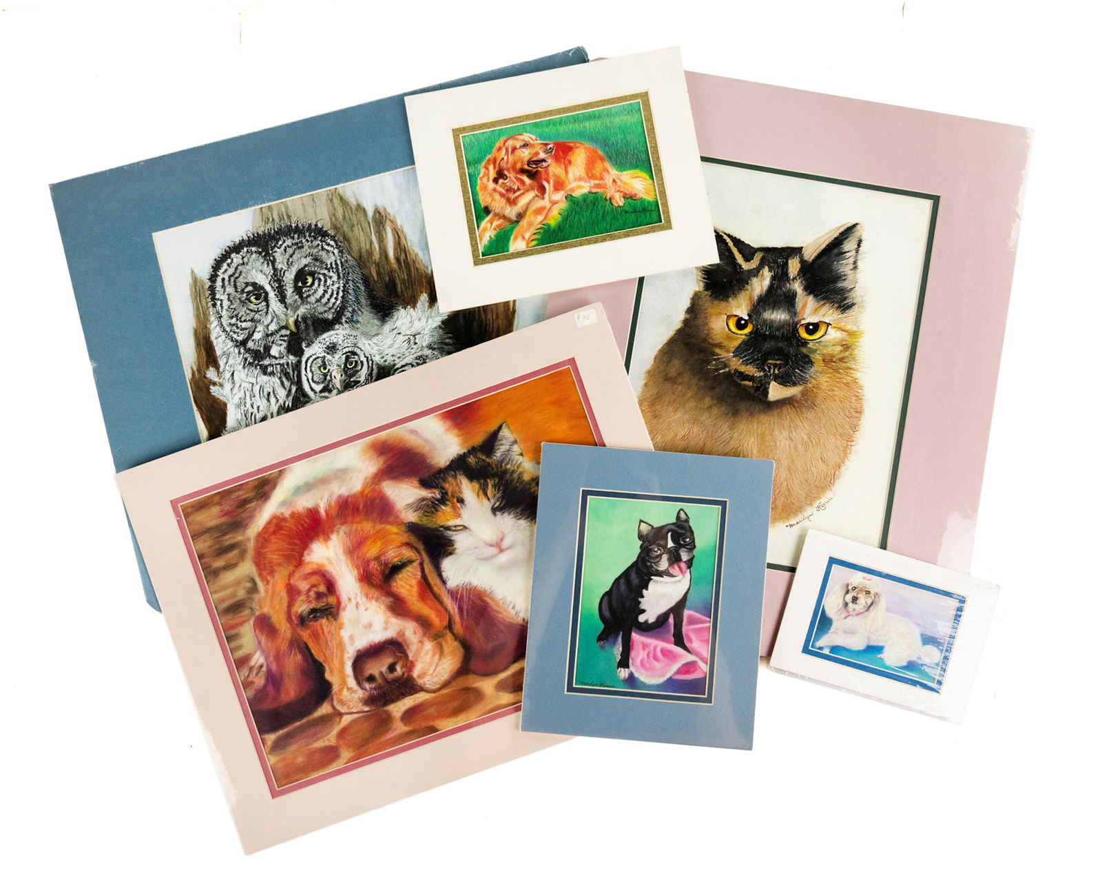 (6) Group of Marilyn Herrin Animal Prints (1 of 5)