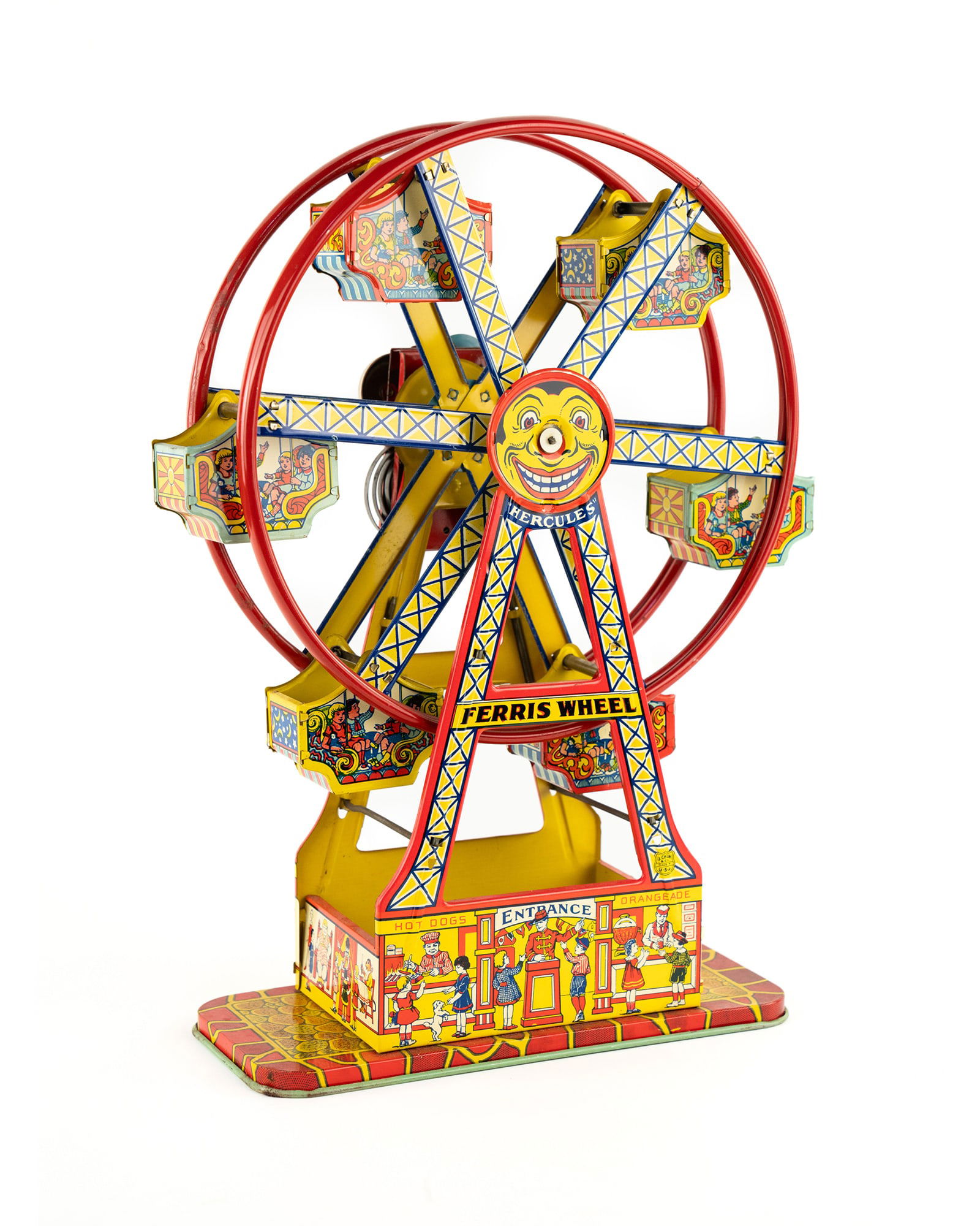 J Chein & Company No.172 Mechanical Ferris Wheel Toy Auction