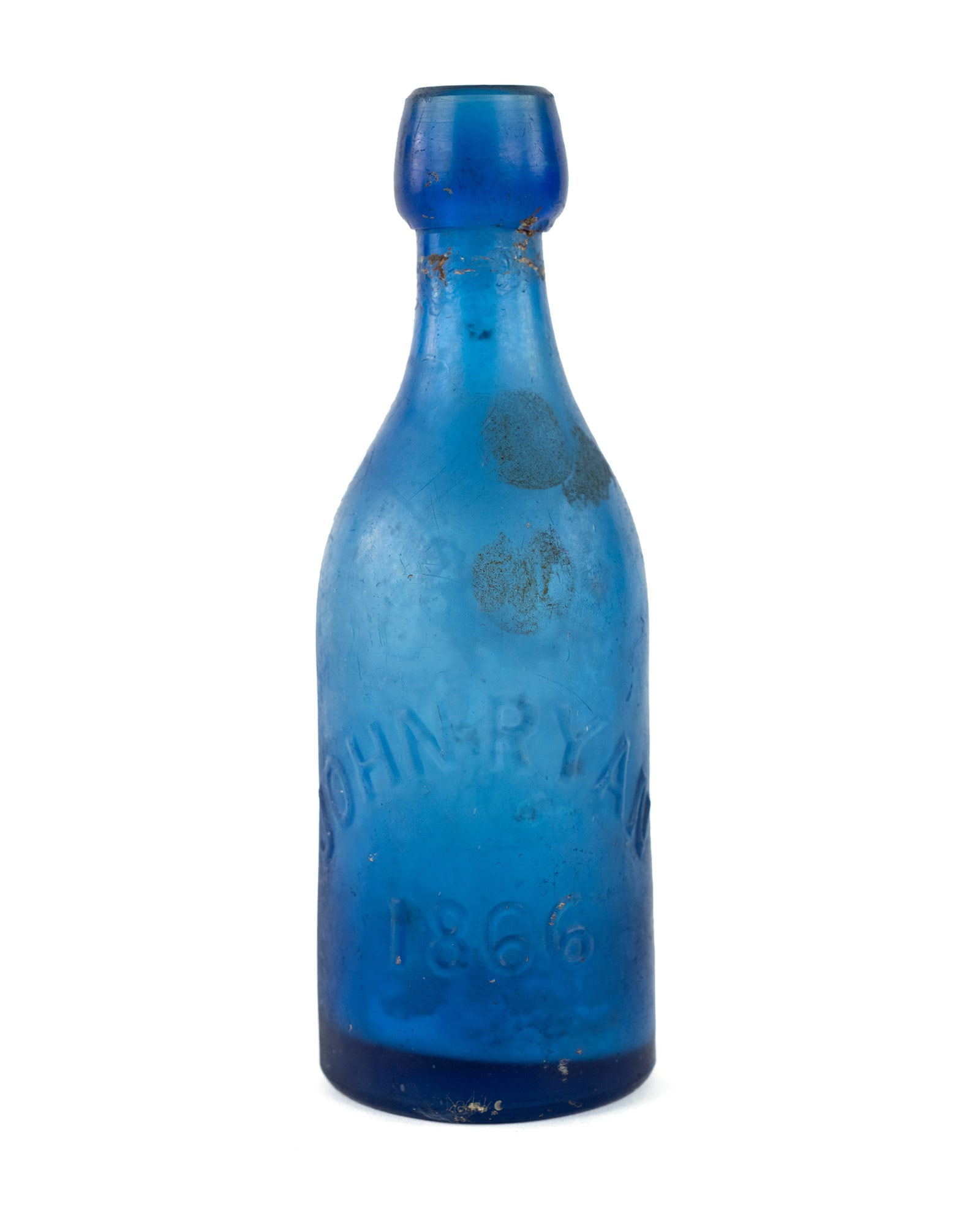1866 John Ryan Excelsior Sodaworks Savannah Bottle (1 of 6)