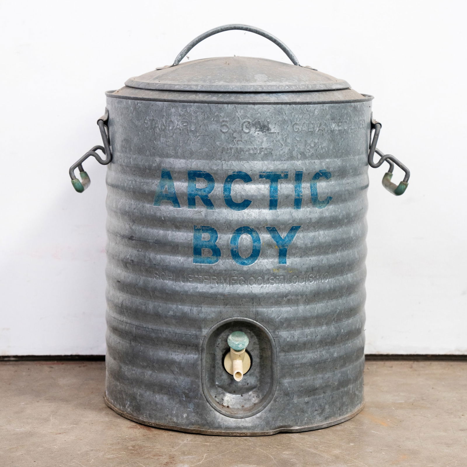 Schlueter Arctic Boy 5 Gallon Galvanized Water Cooler (1 of 4)