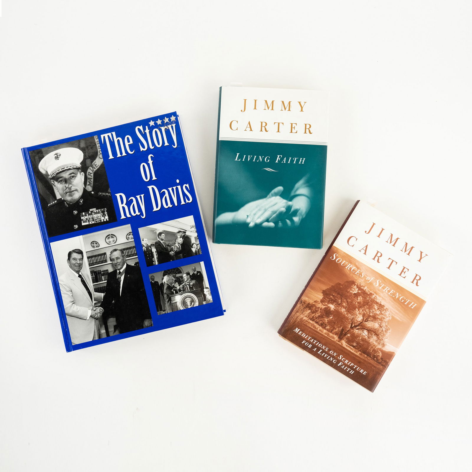 (3) Group of Hardcover Signed Books Inc. Jimmy Carter (1 of 10)