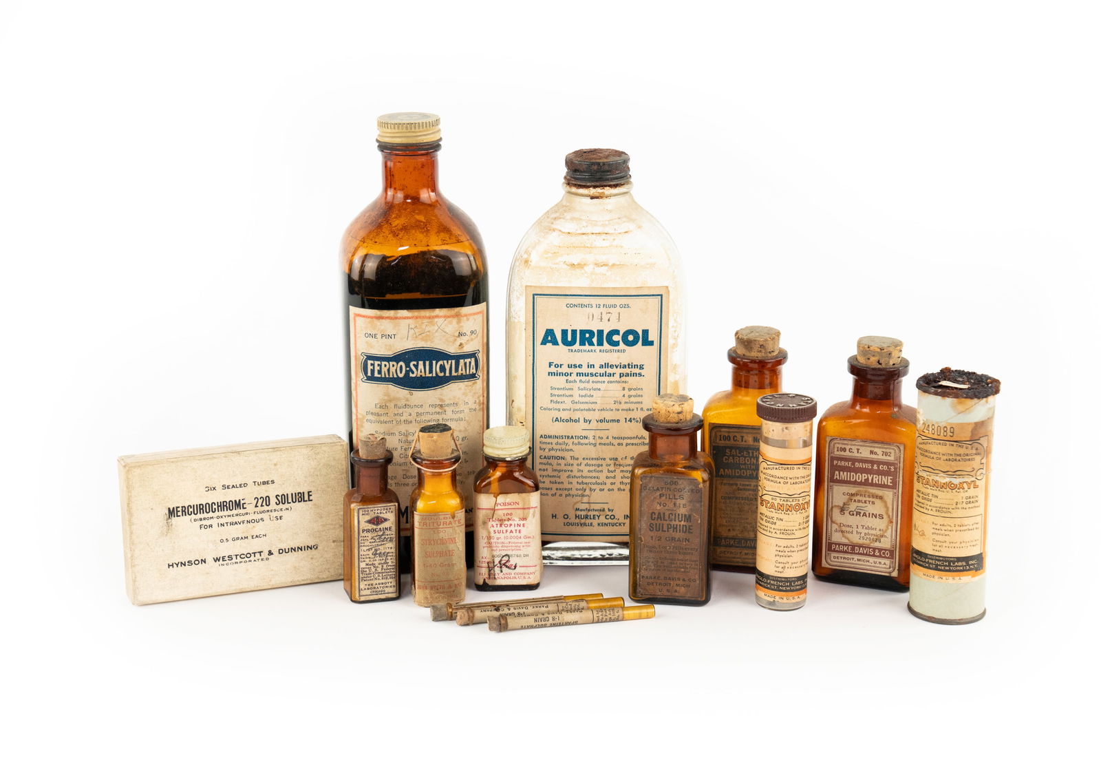 Collection of Assorted Antique Medicines Containers (1 of 5)