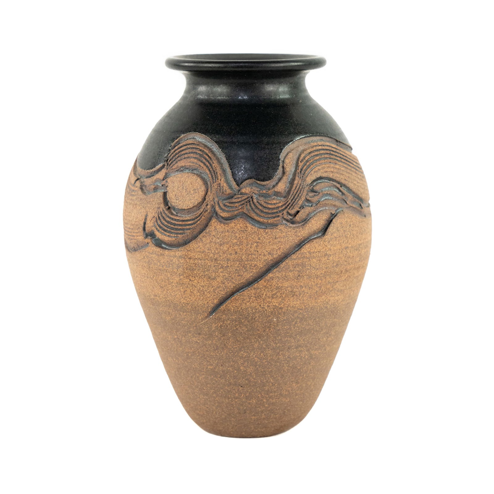LeSueur Salt Glazed Stoneware Pottery Vase (1 of 5)