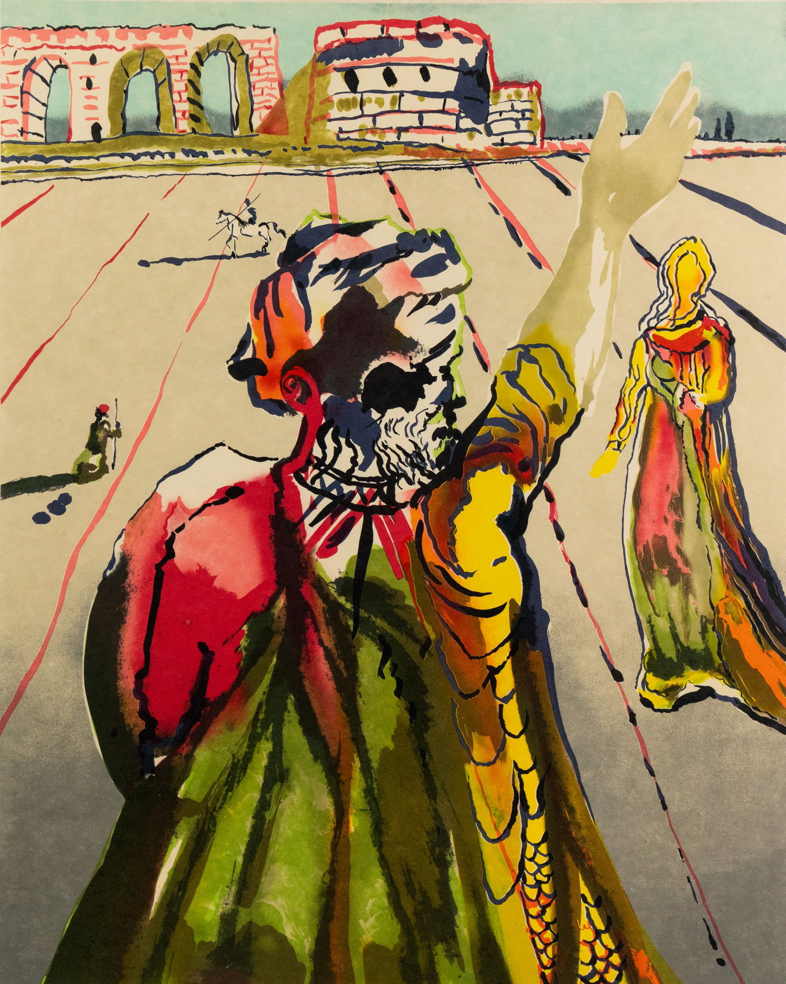 Salvador Dali 'Poet Advises the Maiden' AP Lithograph (1 of 10)