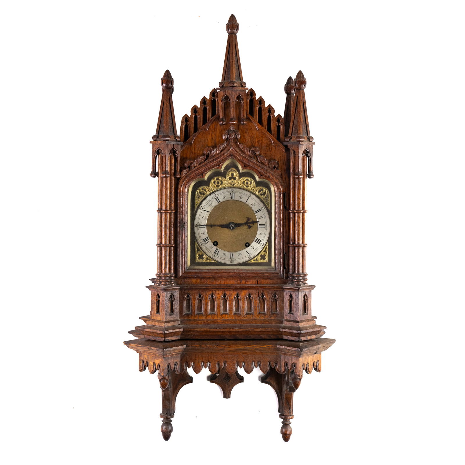 19th C Winterhalder & Hofmeier Gothic Revival Clock (1 of 18)