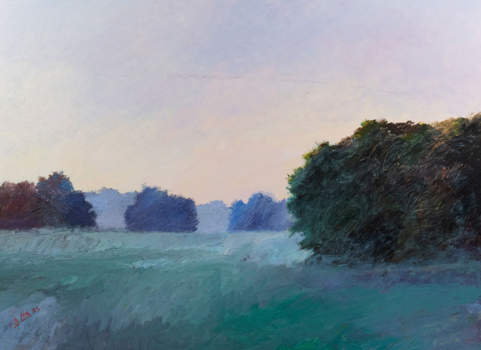 Joseph Pitts 'Bayou' Oil on Canvas Painting (1 of 13)