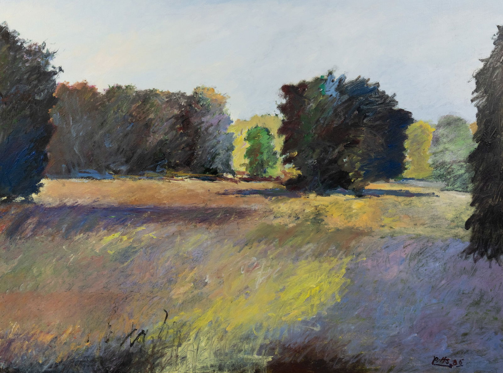 Joseph Pitts Landscape Oil on Canvas Painting (1 of 10)