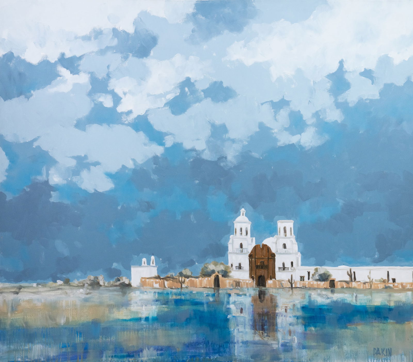 Signed Dakin Mission San Xavier del Bac A/C (1 of 10)