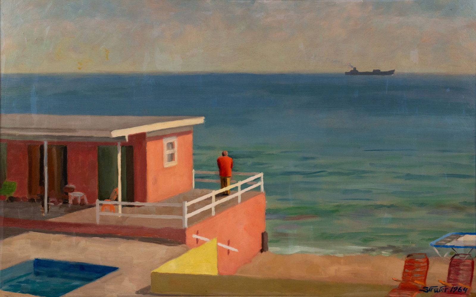 Henry H. Strater 'Morning Inspection' Oil on Board (1 of 9)