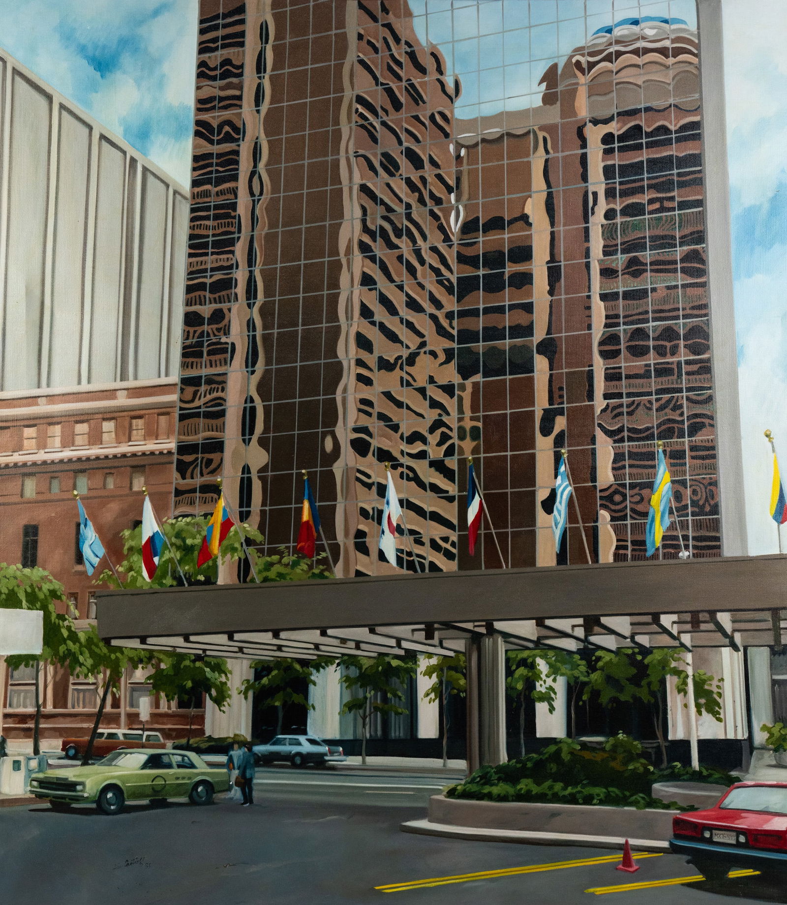 Jim Cantrell 'Regency Reflected' Oil on Canvas (1 of 15)