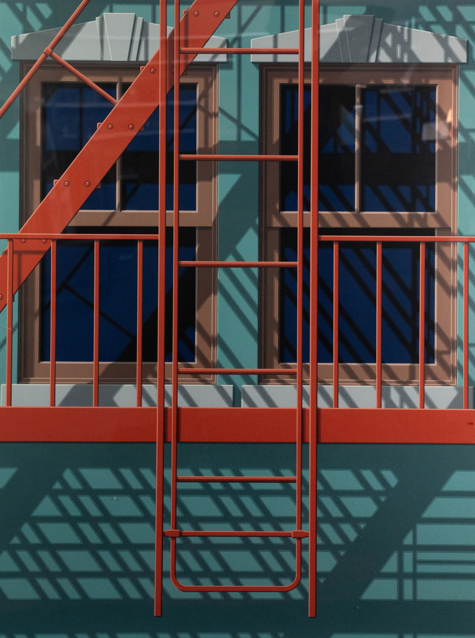 Hugh Michael Kepets '9th Street II' Serigraph (1 of 12)