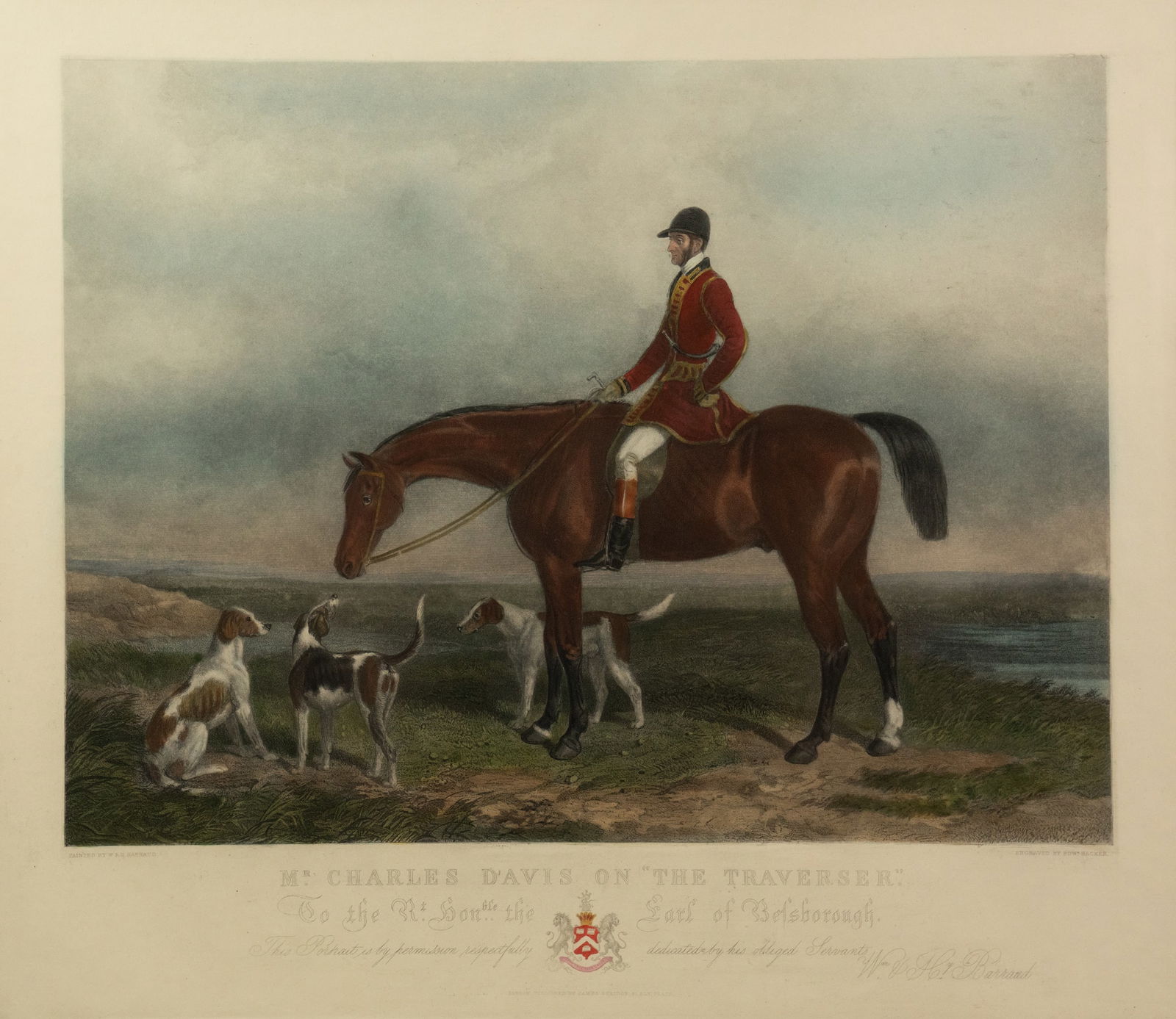 After W&H Barraud 'Mr. Charles...Traverser' Engraving (1 of 10)