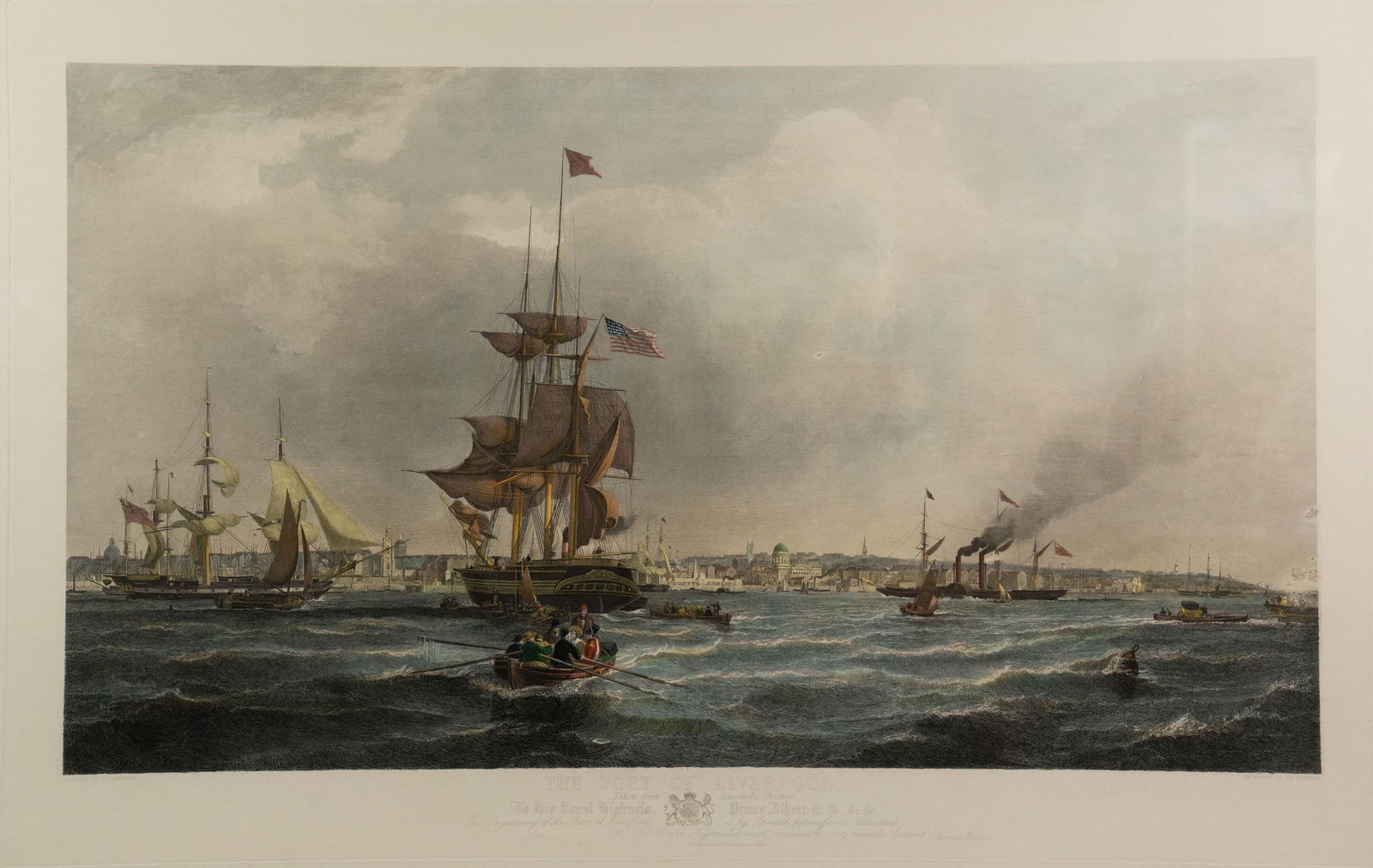 After George Chambers 'Port of Liverpool' Aquatint (1 of 10)