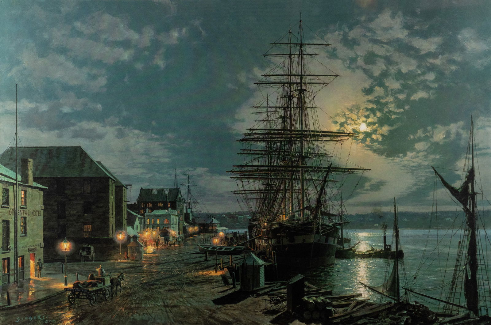 John Stobart 'Blackwall Passenger Ship...' Lithograph (1 of 8)