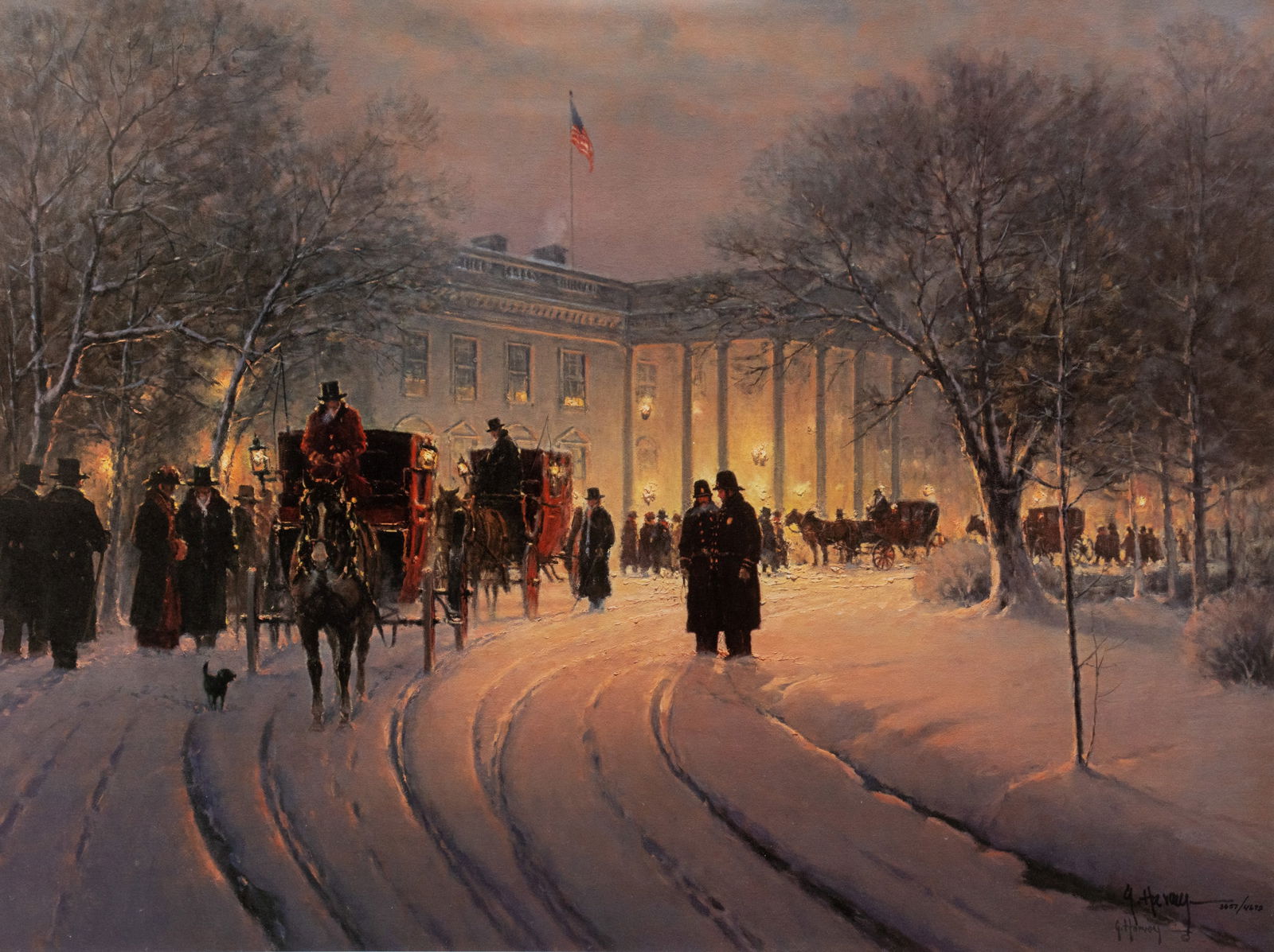 Gerald Harvey 'An Evening with...President' Lithograph (1 of 8)