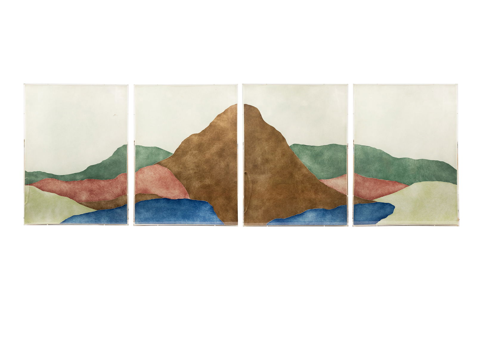 (4) Group of Arthur Secunda Mountains Serigraphs (1 of 16)