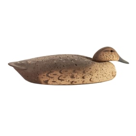 George Soule L.L. Bean Wood & Cork Duck Decoy