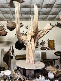 Huge 7ft Saguaro Cactus Skeleton