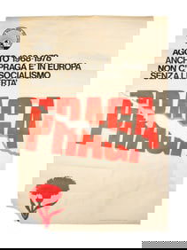 Italian Socialist Party Poster Praga