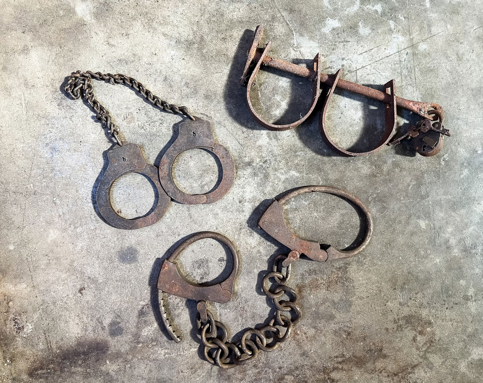 (3) Group of Prison Irons (1 of 4)