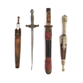 (4) Group of Assorted Daggers and Knives