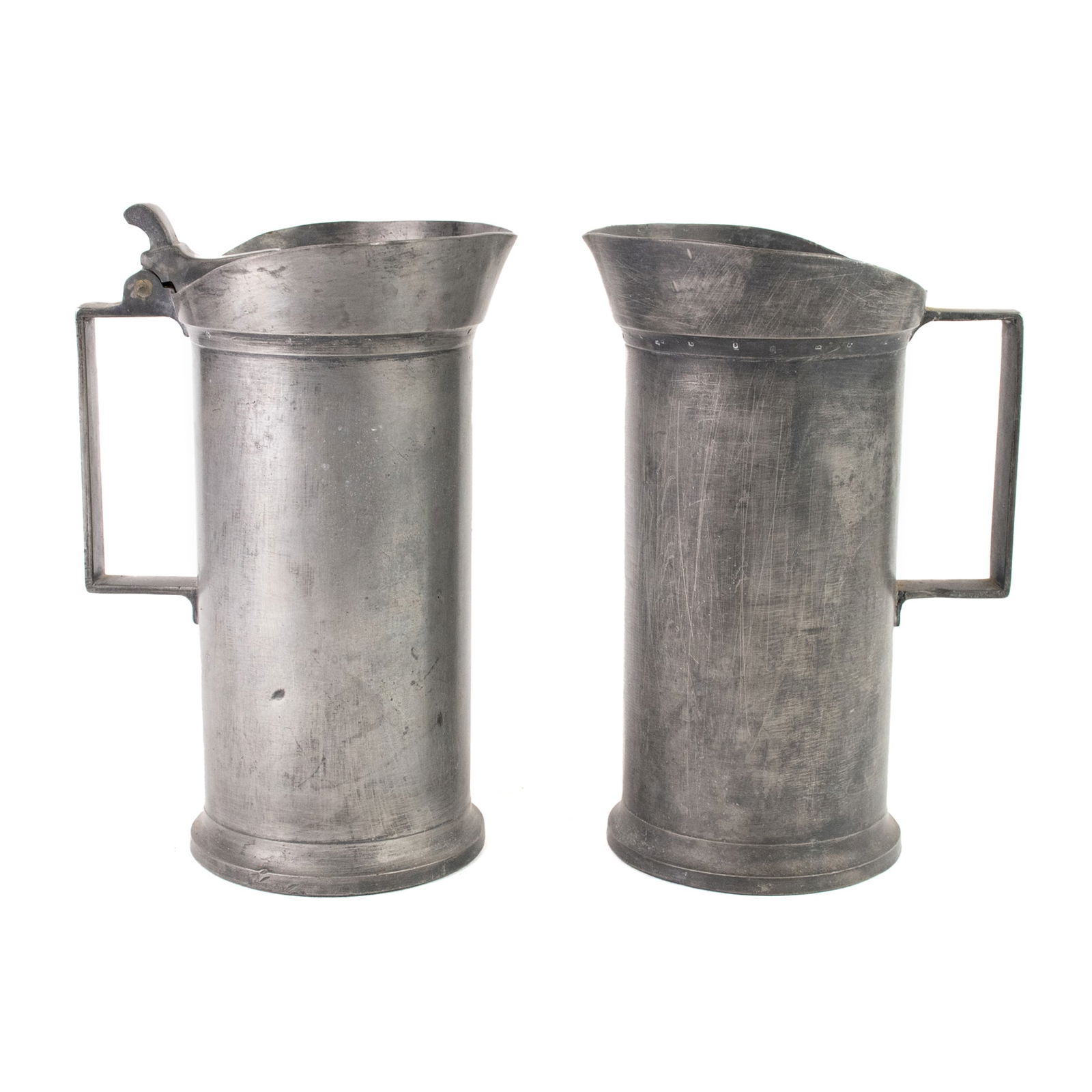 Pair of 19th Century Pewter Measuring Cups (1 of 6)